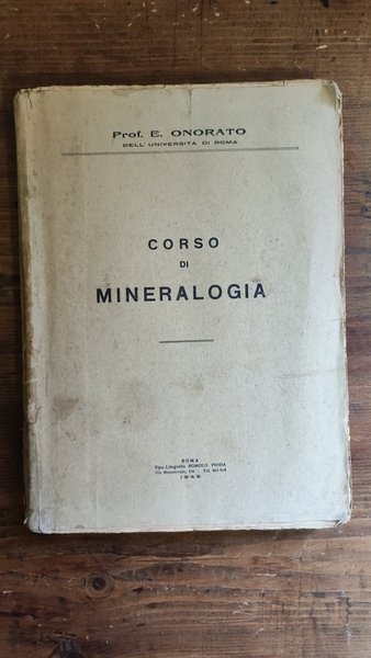 Corso di Mineralogia