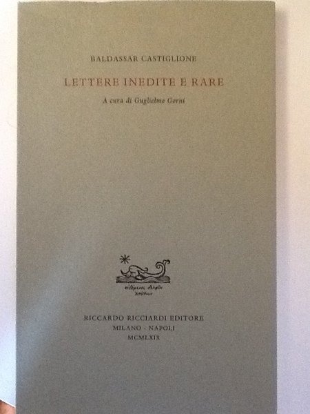 Lettere inedite e rare