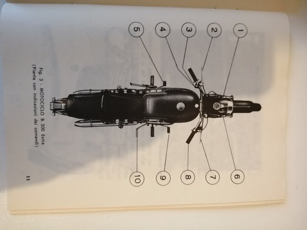 Gilera Motociclo B 300 extra Istruzioni per l'uso e la …