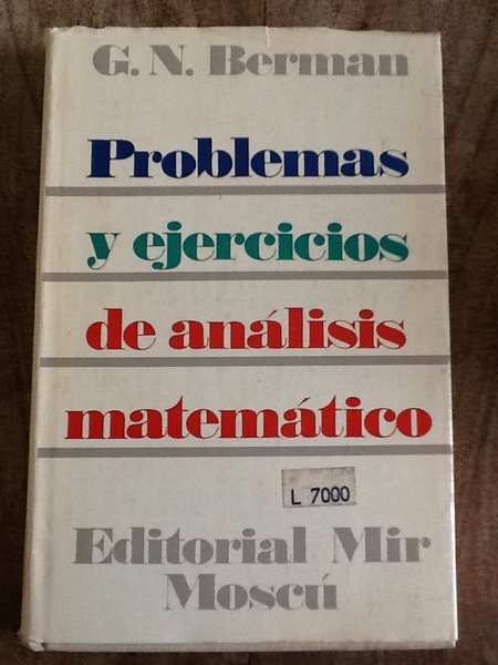 Problemas y ejercicios de analisis matematico