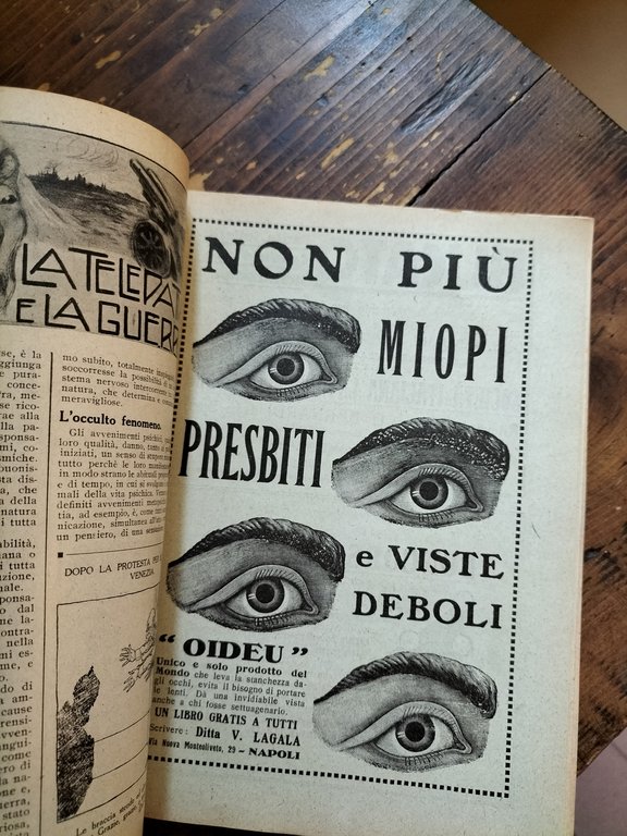Almanacco popolare Sonzogno 1917 prima guerra mondiale