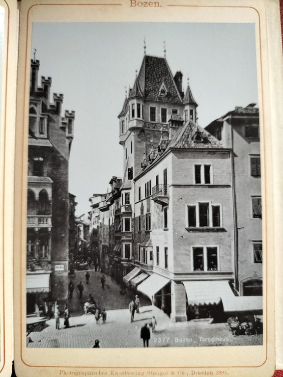 GRIES BOZEN 1897 STENGEL & CO. Dresden 12 cartoline Album …