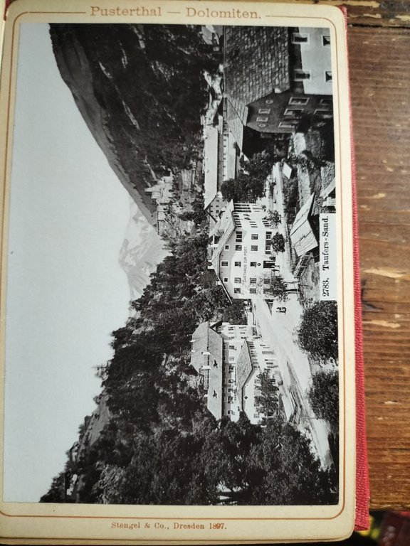PUSTERTHAL DOLOMITEN 1897 STENGEL & CO. Dresden 12 cartoline Album …