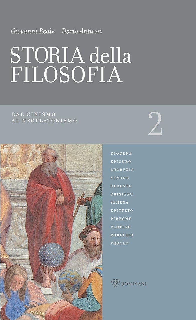 Storia della filosofia 2 dal cinismo al neoplatonismo