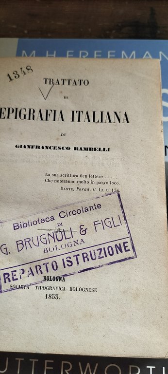 Trattato di Epigrafia Italiana