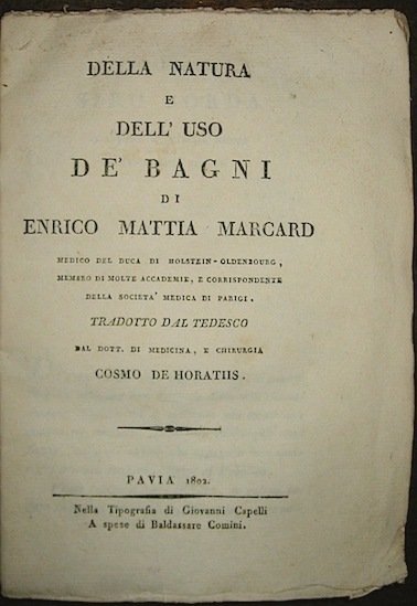 Della natura e dell’uso de’ bagni