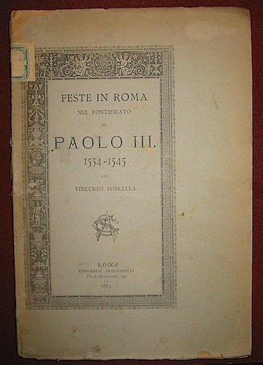 Feste in Roma nel Pontificato di Paolo III. 1534 - …