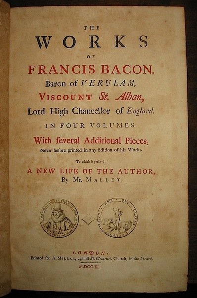 The works of Francis Bacon, Baron of Verulam, Viscount St. …