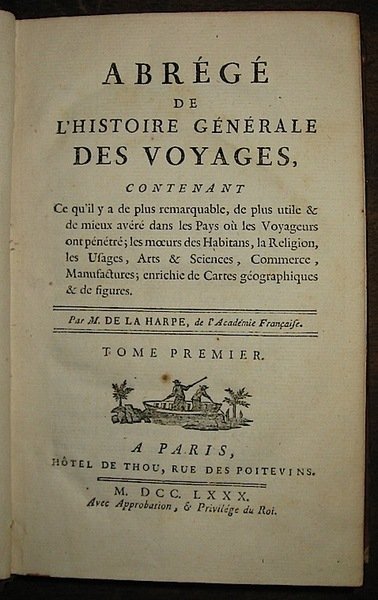 Abrégé de l’histoire général des voyages