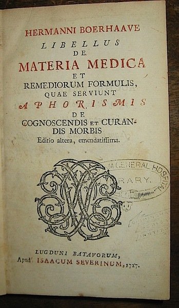 Libellus de materia medica et remediorum formulis quae serviunt aphorismis …