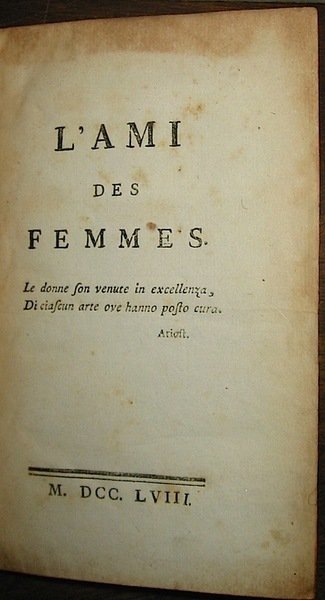 L’Ami des femmes