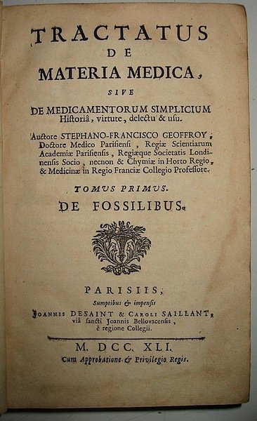 Tractatus de materia medica, sive de medicamentorum simplicium Historia, virtute, …