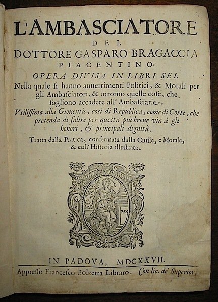 L’Ambasciatore. Opera divisa in Libri sei nella quale si hanno …