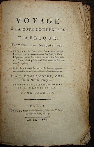 Voyage a la cote occidentale d’Afrique, fait dans les années …