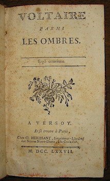 Voltaire parmi les ombres