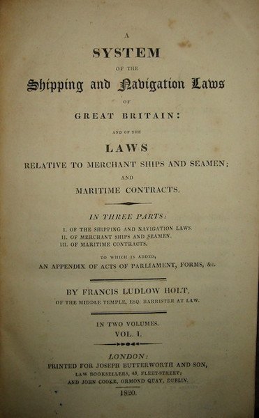 A System of the Shipping and Navigation Laws of Great …