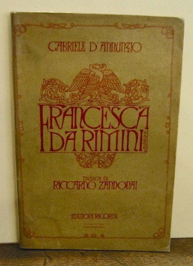 Francesca da Rimini. Tragedia in quattro atti. ridotta da Tito …