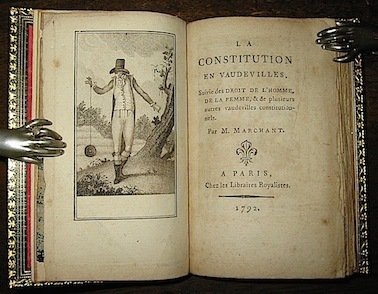 La Constitution en vaudevilles, Almanach civique pour l’année 1792. Suivie …