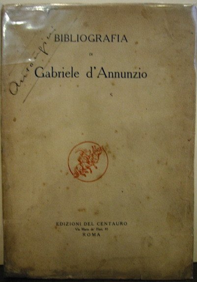Bibliografia di Gabriele D’Annunzio