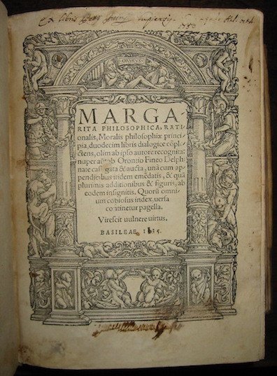 Margarita philosophica, rationalis, moralis philosophiae principia, duodecim libris dialogice complectens, …