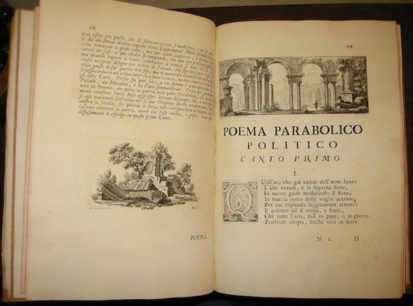 Poema parabolico diviso in morale, politico e fisico del Conte …