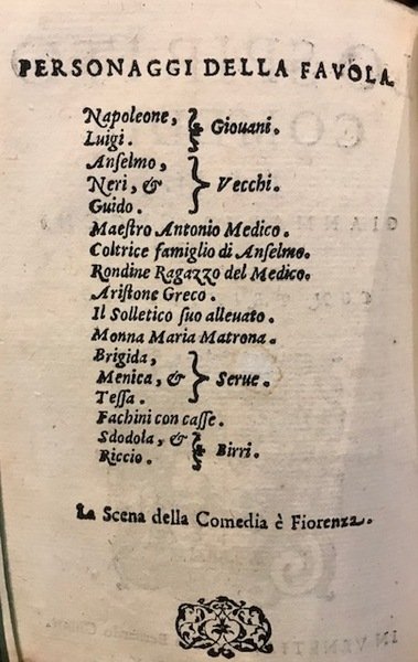 Comedie di M. Gianmaria Cecchi fiorentino. Libro primo. Nel quale …