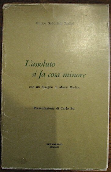 Minuta traversìa con un acquarello di Horst Antes