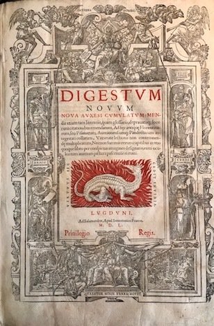 Corpus iuris civilis. Digestum vetus, Infortiatum, Digestum novum, Codex, Institutionum …