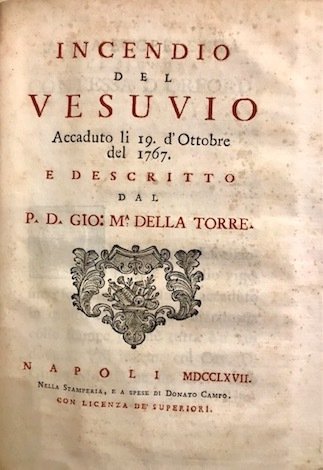 Storia e fenomeni del Vesuvio esposti dal P.D. Gio. Maria …