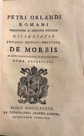 Petri Orlandi romani philosophiae ac medicinae doctoris De exsiccandarum Paludum …