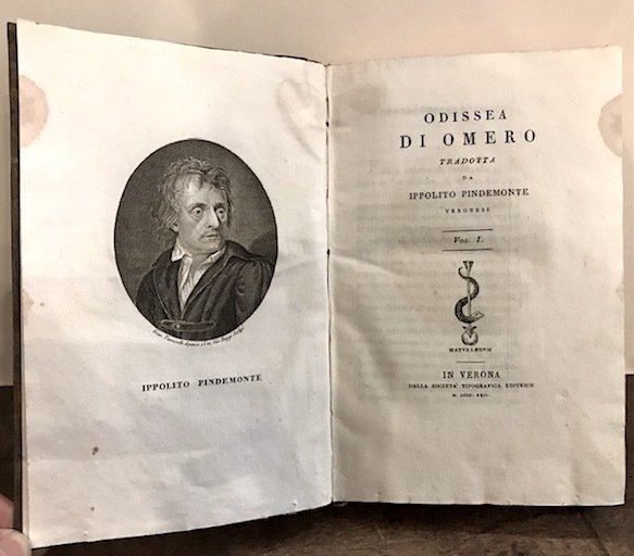 Odissea di Omero tradotta da Ippolito Pindemonte veronese