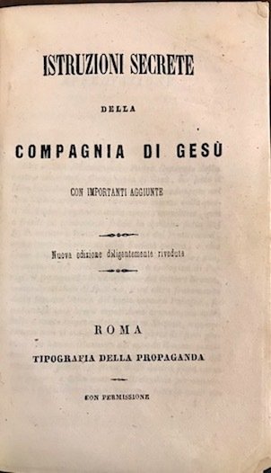 Misteri o un ippocrita gesuita soprannominato il nuovo Pilato composto …