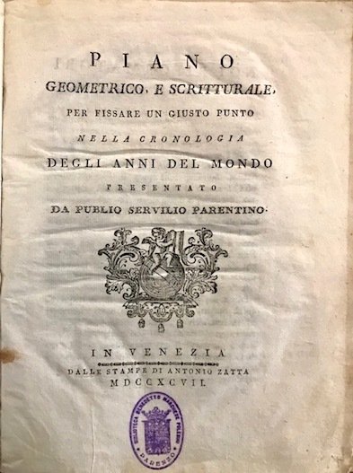 Piano geometrico e scritturale per fissare un giusto punto nella …