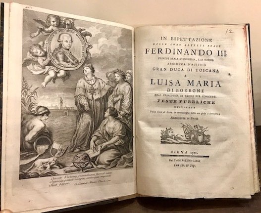 In espettazione delle Loro Altezze Reali Ferdinando III. Principe reale …