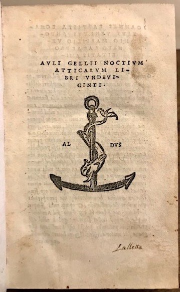 Auli Gellii Noctium Atticarum libri undeviginti