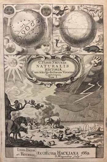 C. Plinii Secundi Naturalis Historiae. Cum commentariis & adnotationibus Hermola …