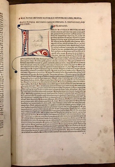 Caii Plynii Secundi Naturalis Hystoriae Liber primus (. Liber tricesimus …