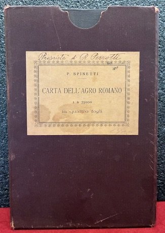 Carta dell’Agro romano in quattro fogli coi confini delle Tenute … | Immagine principale