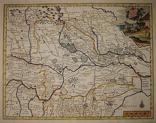 Carta geografica del Ducato di Mantova