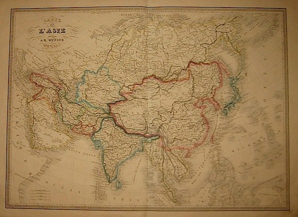 Carte de l’Asie