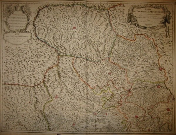 Carte du Piemont et du Monferrat.