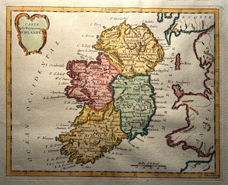 Carte du Royaume d’Irlande