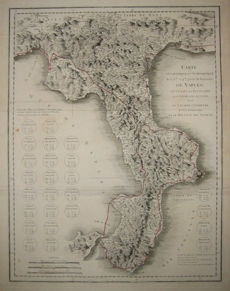 Carte geographique et numismatique de la 3.ème et 4.ème partie …