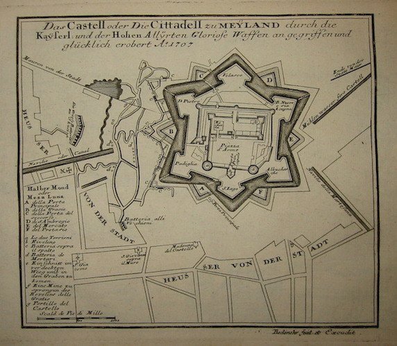 Das Castell oder die Cittadell zu Meyland.