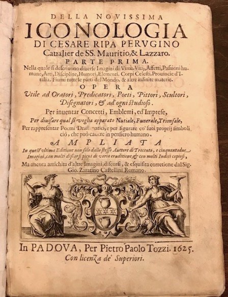 Della novissima Iconologia. Parte prima (Parte seconda e Parte terza) …