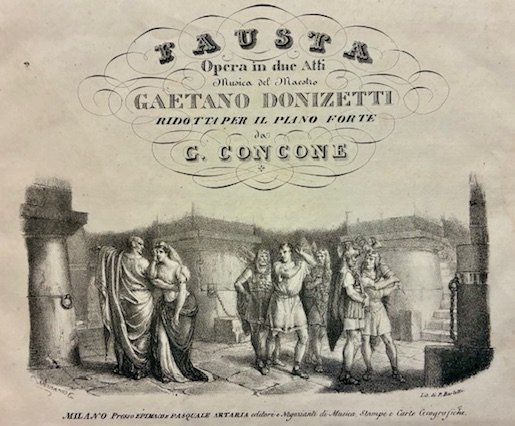 Fausta. Opera in due atti. Musica del Maestro Gaetano Donizetti … | Immagine principale