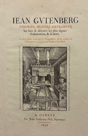 Iean Gutenberg premier maitre imprimeur. Ses faits & discours les … | Immagine principale