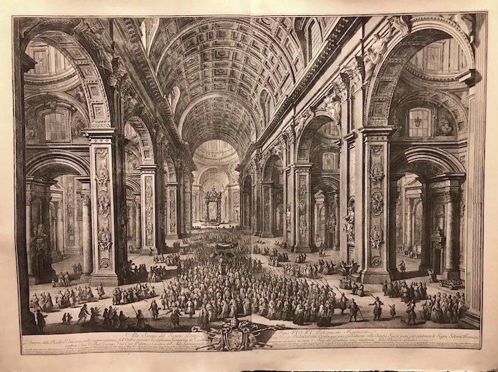Il Prospetto principale del Tempio e Piazza di S. Pietro …