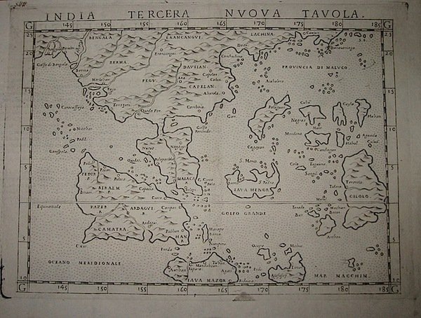 India Tercera nuova tavola