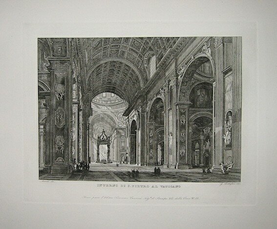 Interno di S. Pietro al Vaticano